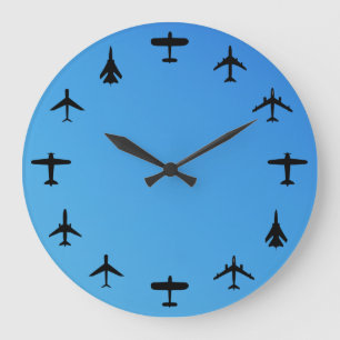 Aviation Large Clock
