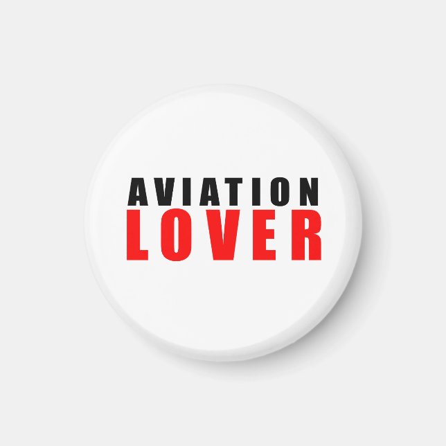 Aviation lover magnet (Front)