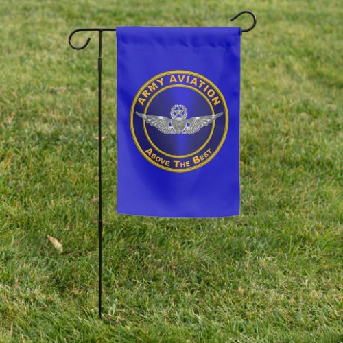 Aviation Master Aircrew Army Veteran  Garden Flag