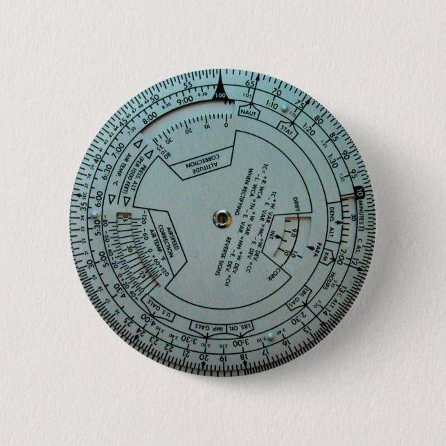 Aviation Navigation Computer Button (Front)