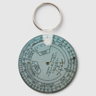 Aviation Navigation Computer Keychain