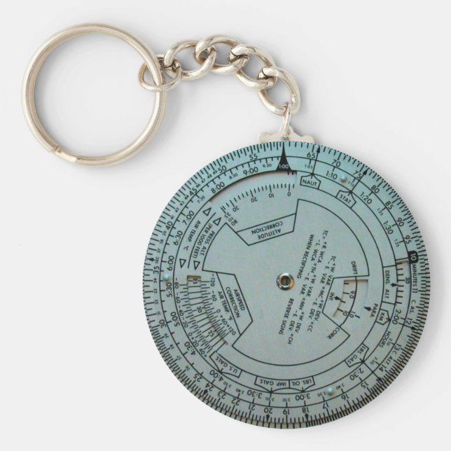 Aviation Navigation Computer Keychain (Front)
