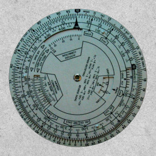 Aviation Navigation Computer Patch