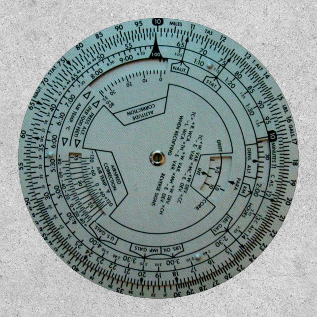 Aviation Navigation Computer Patch (Front)