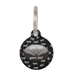 Aviation Personalized Pet ID Tag