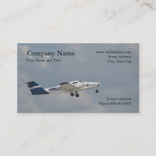Customizable Aviation Pilot  Business Card