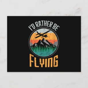 Aviation Quotes Aviation Decor Plane Remote Contro Announcement Postcard