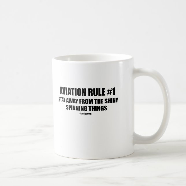 AVIATION RULE 1 COFFEE MUG (Right)
