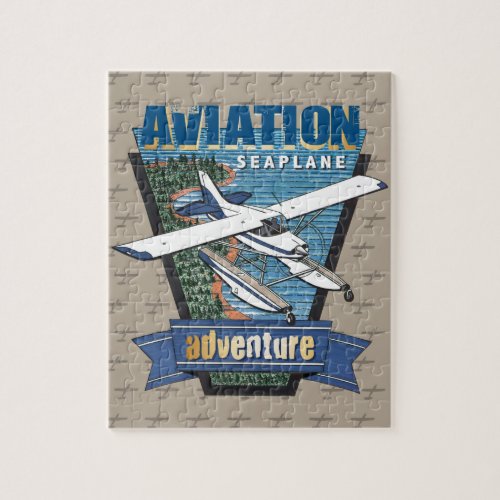 Aviation Seaplane Adventure Jigsaw Puzzle