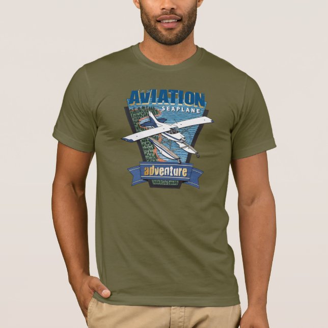 Aviation Seaplane Adventure T-Shirt (Front)