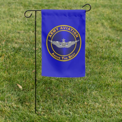 Aviation Senior Aircrew Army Veteran  Garden Flag