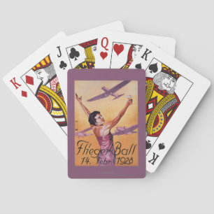 Aviation Show at Hotel Wagner Promo Poster Poker Cards