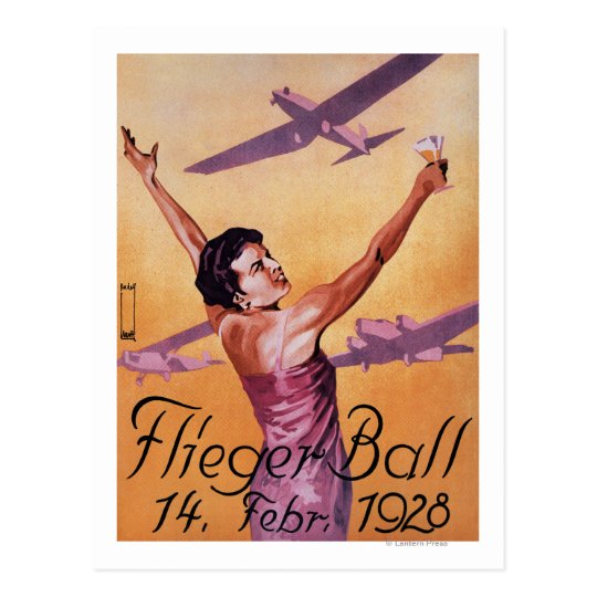 Aviation Show at Hotel Wagner Promo Poster Postcard