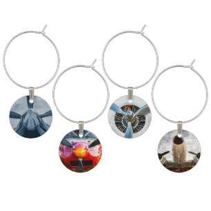 Aviation Wine Charm