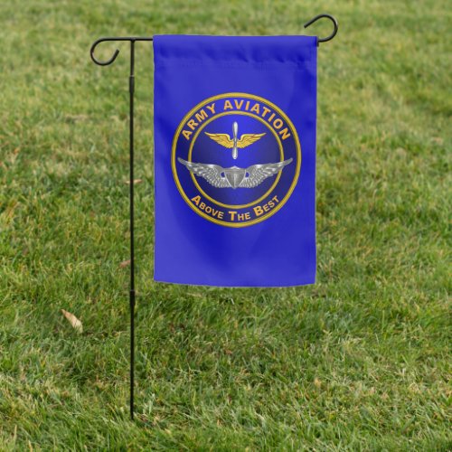 Aviation Wings Army Veteran  Garden Flag