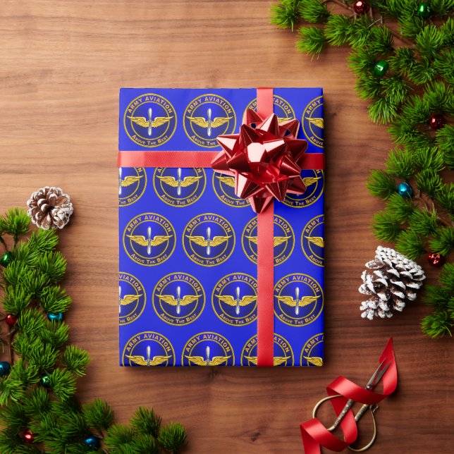 Aviation  wrapping paper (Holiday Gift)