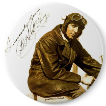 Aviator Actor Daredevil DeLay - Brave Button