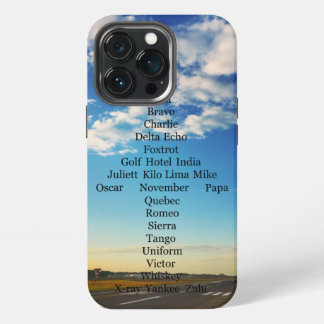 Aviator Alphabet Airplane iPhone 13 Pro Case