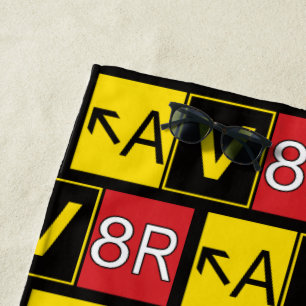 Aviator - AV8R - Beach Towel