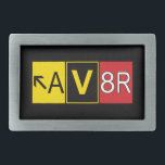 Aviator - AV8R - Belt Buckle<br><div class="desc">Aviator - AV8R - Belt buckle</div>