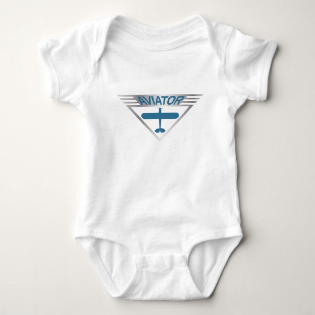 Aviator Baby Bodysuit (Front)