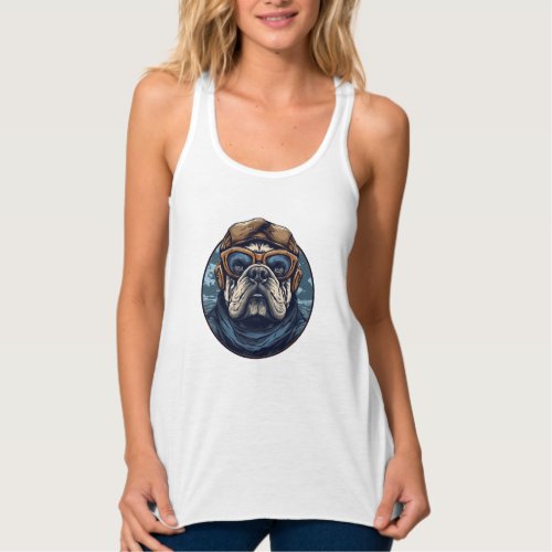 Aviator Bulldog Tank Top