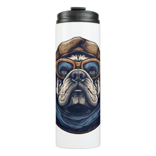 Aviator Bulldog Thermal Tumbler