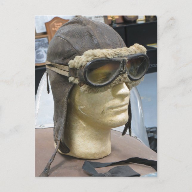 Aviator Cap Postcard (Front)