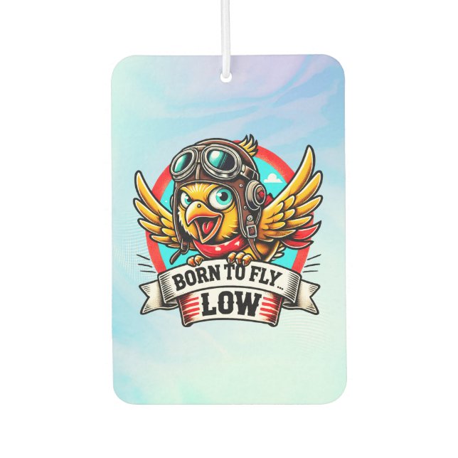 Aviator Chick Air Freshener (Front)