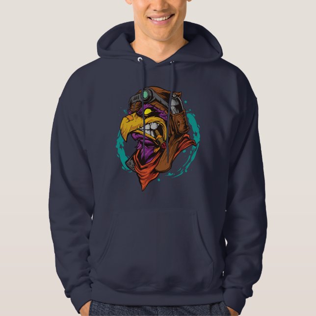 Aviator Eagle Hoodie (Front)