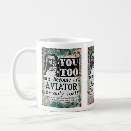 Aviator _ Funny Vintage Retro Coffee Mug