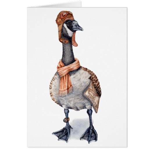Aviator Goose Cards (Front)