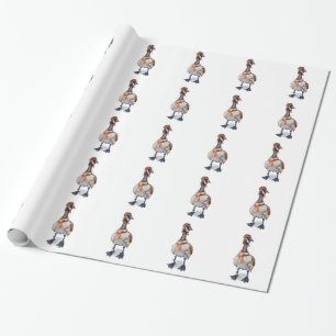 Aviator Goose Wrapping Paper