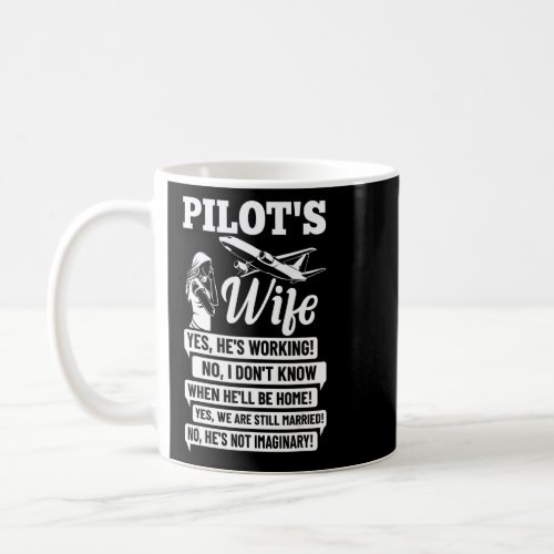 Aviator Outfit Flying Airplane Pilot Training Airc Coffee Mug