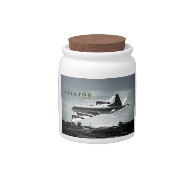 Aviator P3 Orion Airplane Candy Jar (Front)