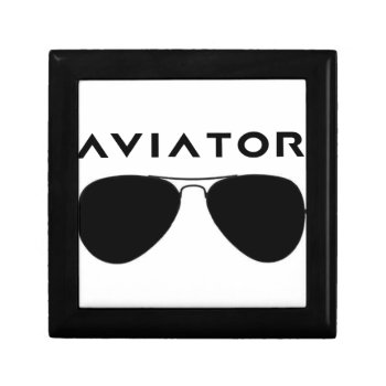 Aviator Sunglasses Silhouette Gift Box by customvendetta at Zazzle