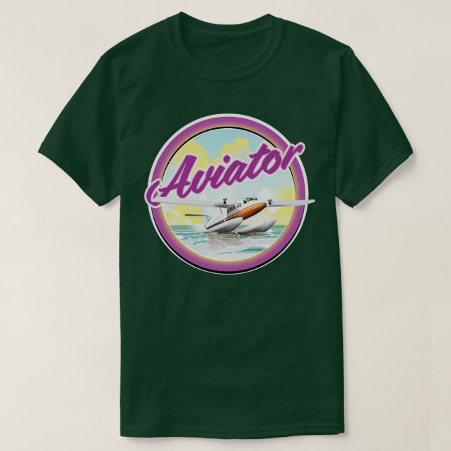 Aviator travel T-Shirt (Design Front)