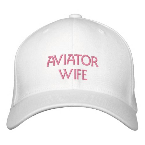Aviator Wife Embroidered Baseball Cap