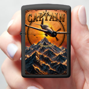 Aviator's Propeller Mountain Command Gift Zippo Lighter