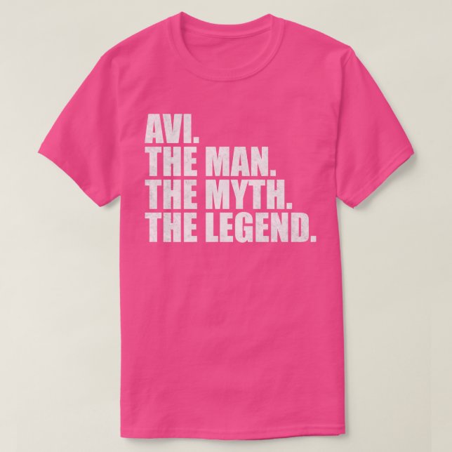AviAvi Name Avi given name T-Shirt (Design Front)