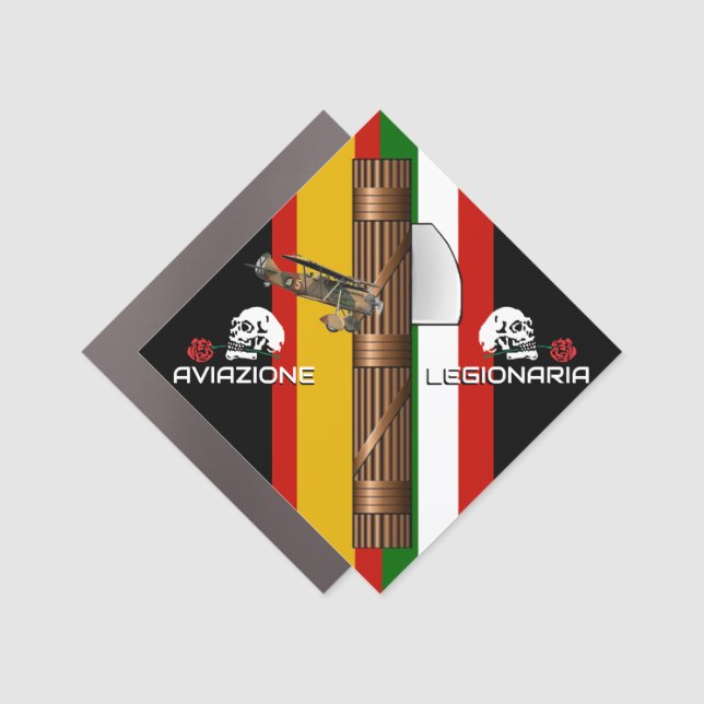 AVIAZIONE LEGIONARIA CAR MAGNET (Front)