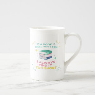 Avid Reader I - Jane Austen Quote Bone China Mug