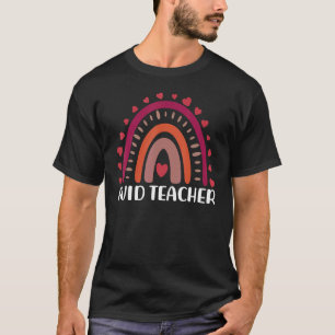AVID Teacher Boho Rainbow Back To School Appreciat T-Shirt