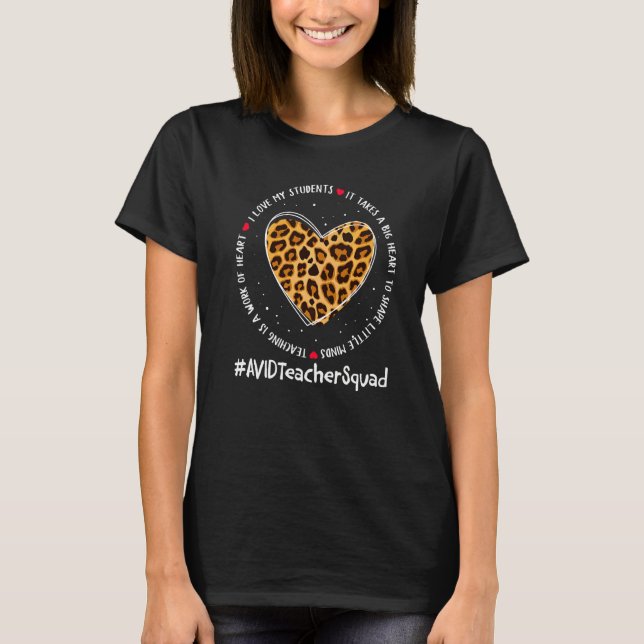 Avid Teacher Squad Admin Appreciation Week Back To T-Shirt (Front)