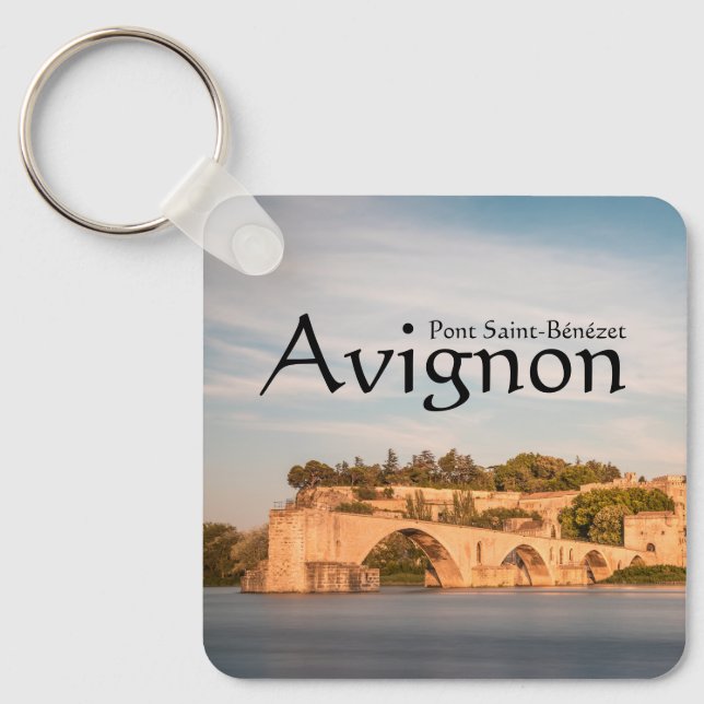 Avignon Bridge France Keychain (Front)