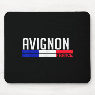 Avignon France Flag Travel Souvenir For Locals And Mouse Pad