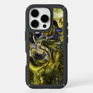 Avignon Olive Green Abstract Art iPhone 16 Pro Case