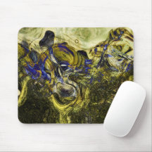 Avignon Olive Green Abstract