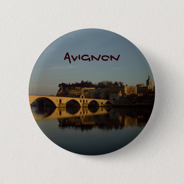 Avignon Pinback Button (Front)