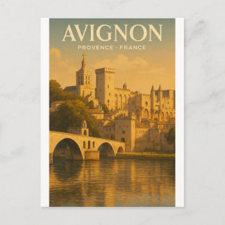 Avignon  Provence  France travel Postcard